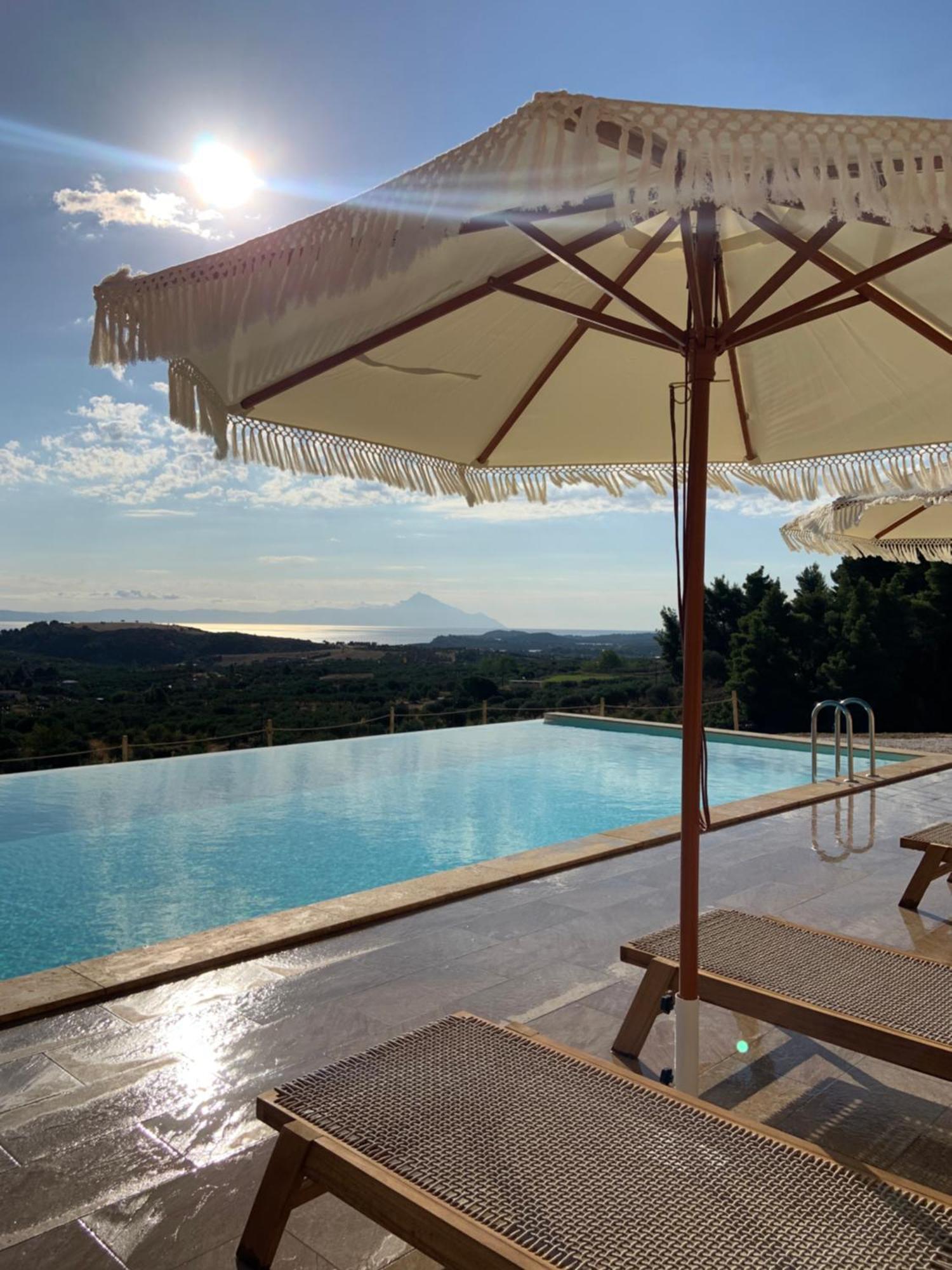 St Nikola Panoramic Suites Halkidiki Ayios Nikolaos Bagian luar foto