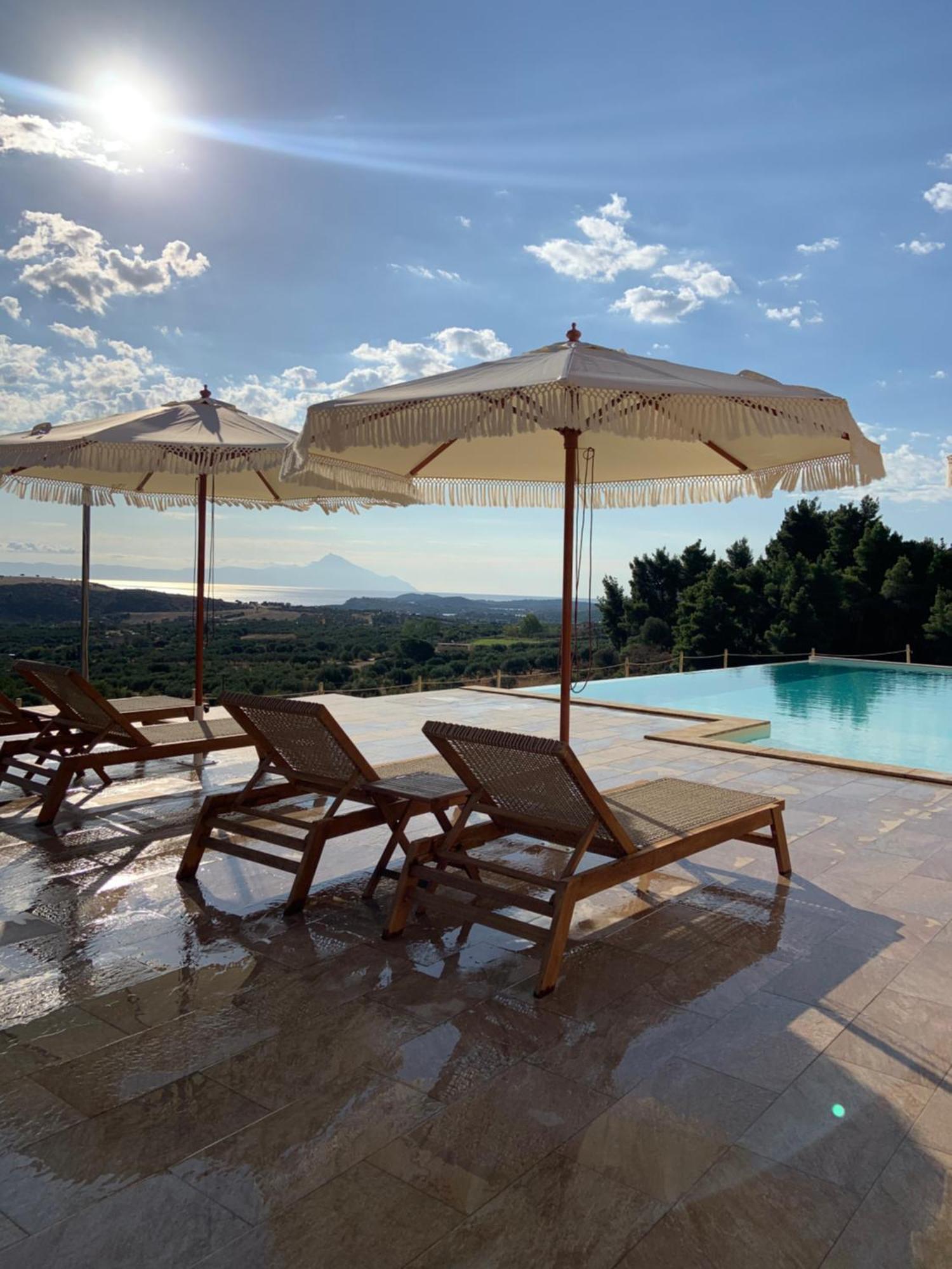 St Nikola Panoramic Suites Halkidiki Ayios Nikolaos Bagian luar foto
