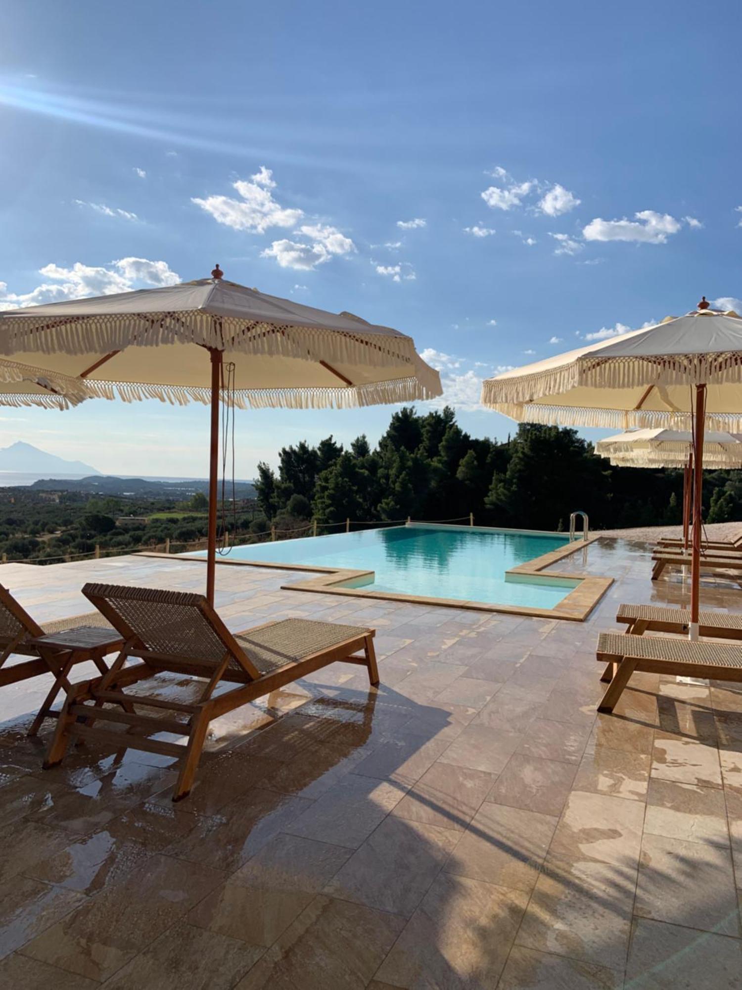 St Nikola Panoramic Suites Halkidiki Ayios Nikolaos Bagian luar foto
